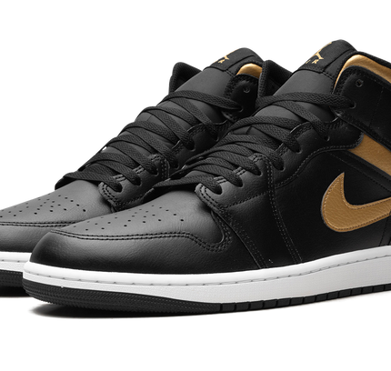 Air Jordan 1 Mid "Black Gold"