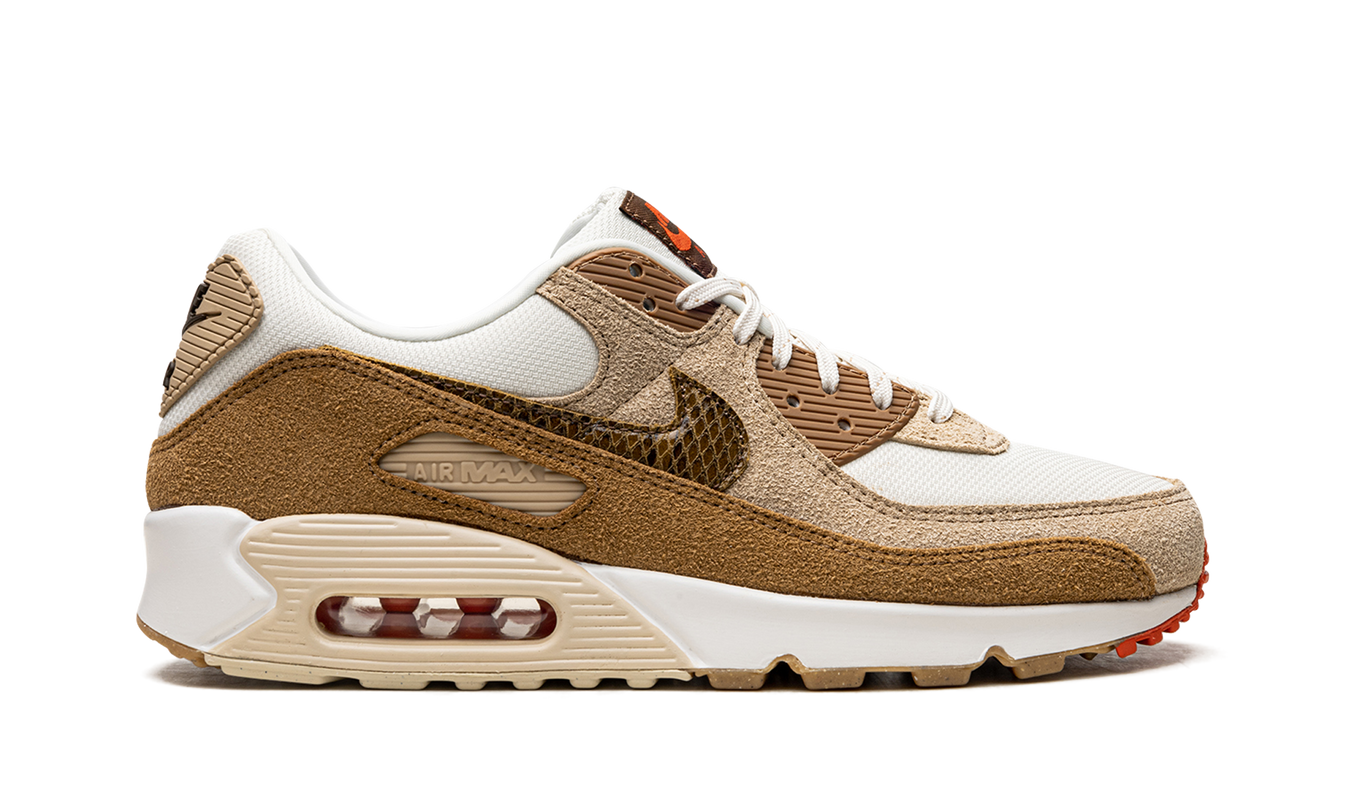 Nike Air Max 90 WMNS "Pale Ivory Snakeskin Swoosh"