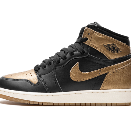 Air Jordan 1 GS "Black Metallic Gold"