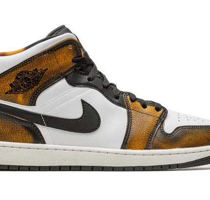 Air Jordan 1 Mid SE "Orange Wear Away"