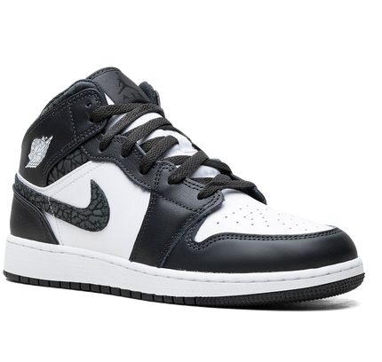 Air Jordan 1 Mid GS "Panda Elephant"