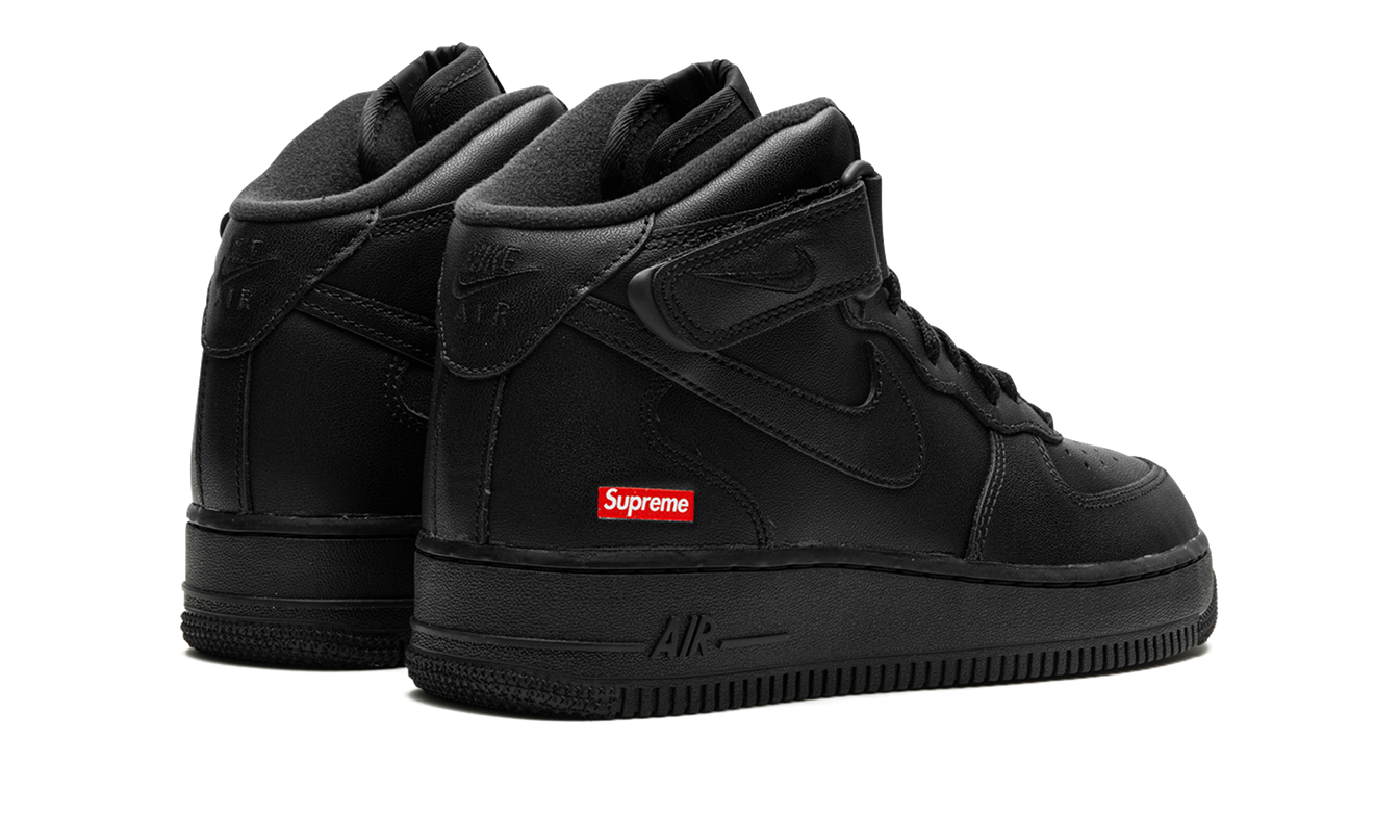 Nike Air Force 1 Mid "Supreme - Mini Box Logo Black"