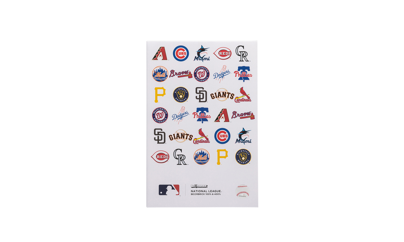 Bearbrick x MLB National League "100% & 400% Set"