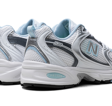 New Balance 530 "White / Dark Arctic Grey / Light Chrome Blue"