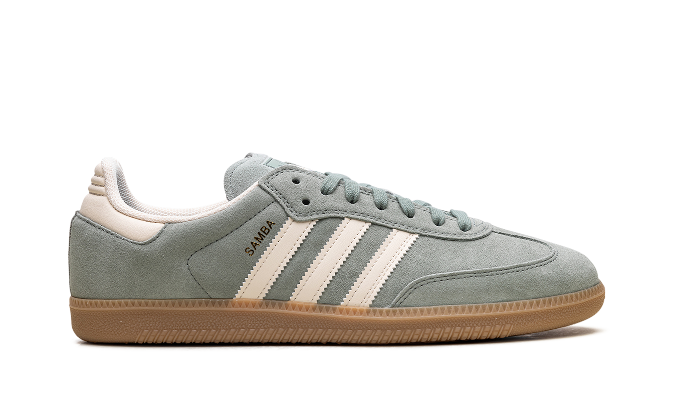 Adidas Samba "Silver Green Wonder White"