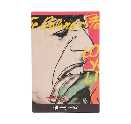 Bearbrick Andy Warhol "The Rolling Stones (Love You Live) 100% & 400%"