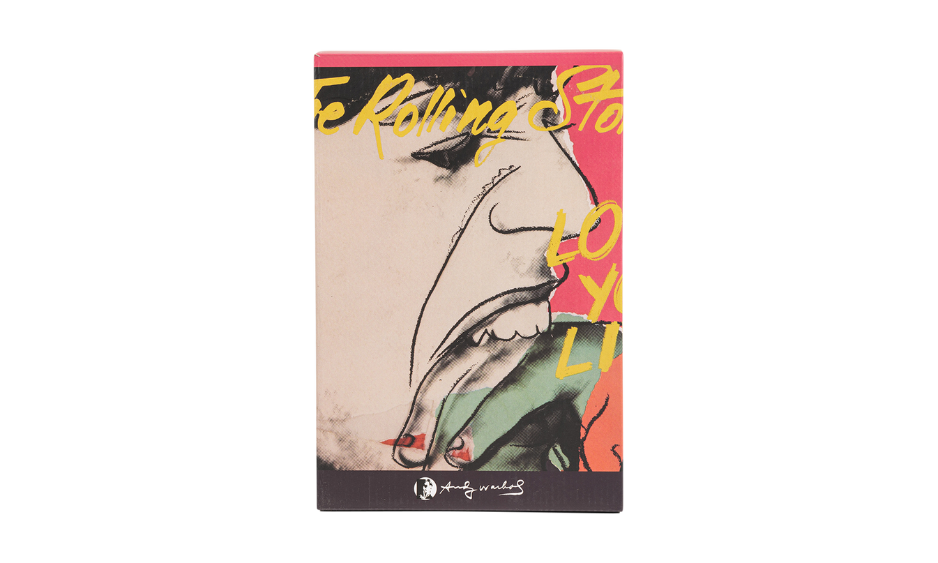 Bearbrick Andy Warhol "The Rolling Stones (Love You Live) 100% & 400%"