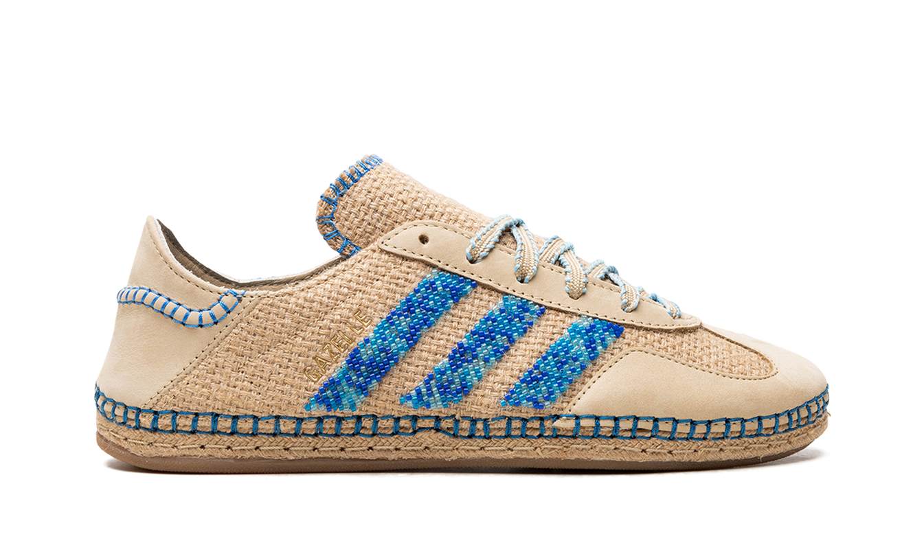 Adidas Gazelle "CLOT - Linen Khaki / Light Blue"