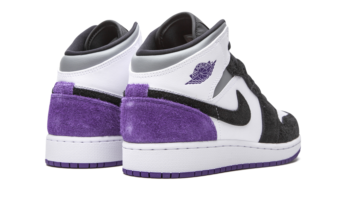 Air Jordan 1 Mid SE GS "Court Purple Suede"