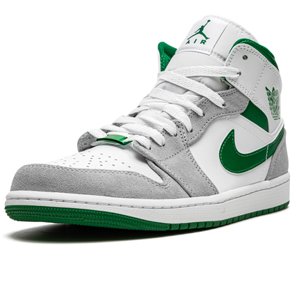 Air Jordan 1 Mid SE "Grey / Pine Green / White"