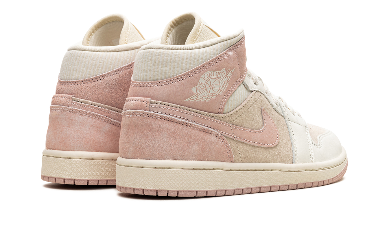 Air Jordan 1 Mid SE WMNS "Coconut Milk / Legend Pink"