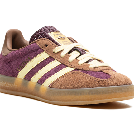 Adidas Gazelle Indoor "Maroon Almost Yellow"