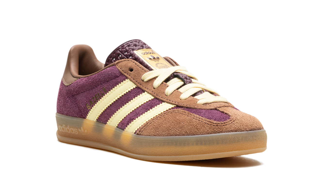 Adidas Gazelle Indoor "Maroon Almost Yellow"