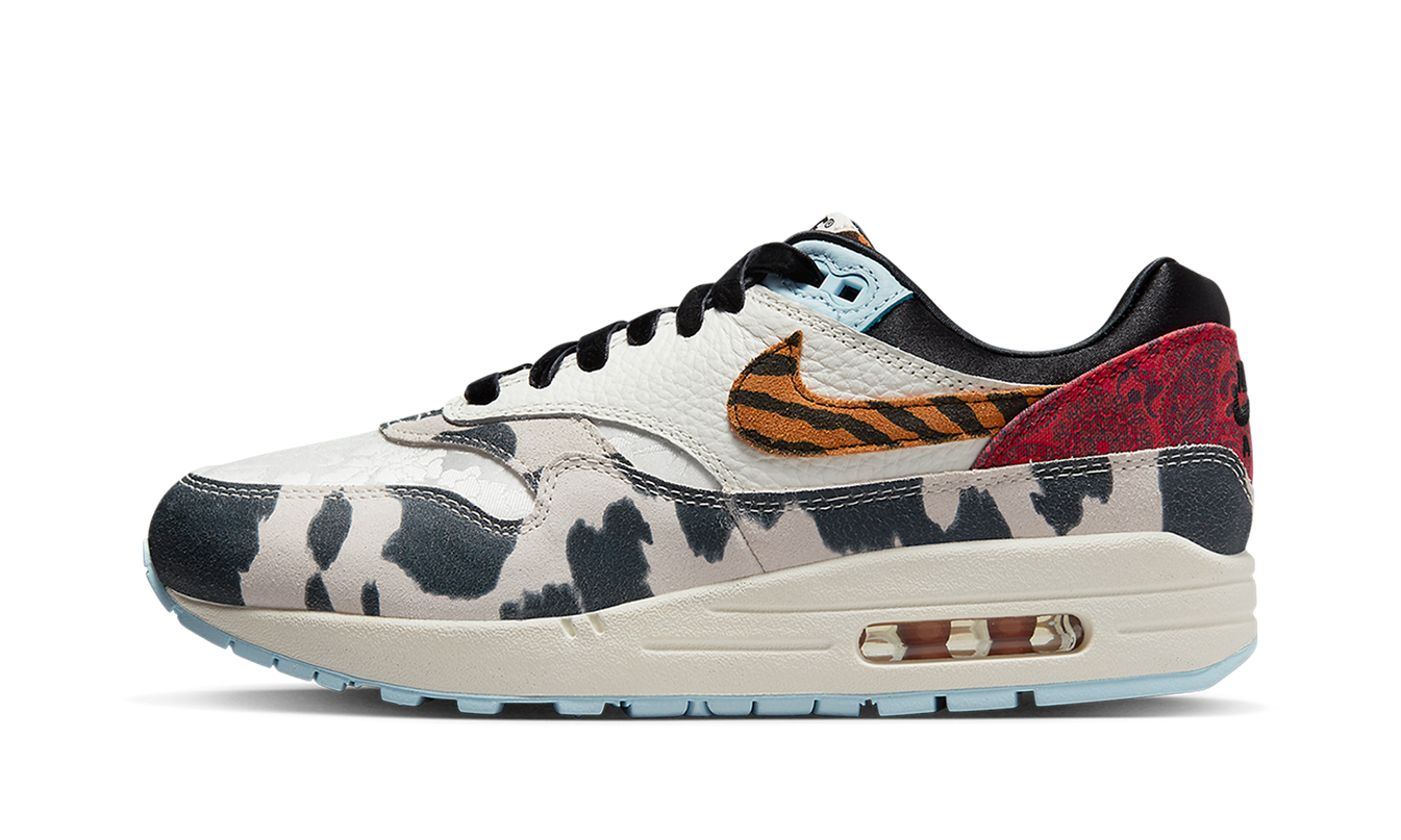 AIR MAX 1 '87 MNS WMNS "Tiger Swoosh Cow Print" 