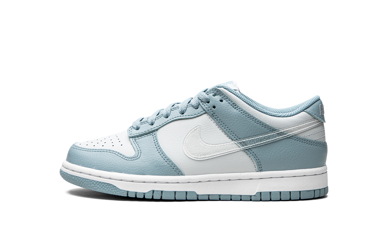 Nike Dunk Low GS "Clear Swoosh / Blue"