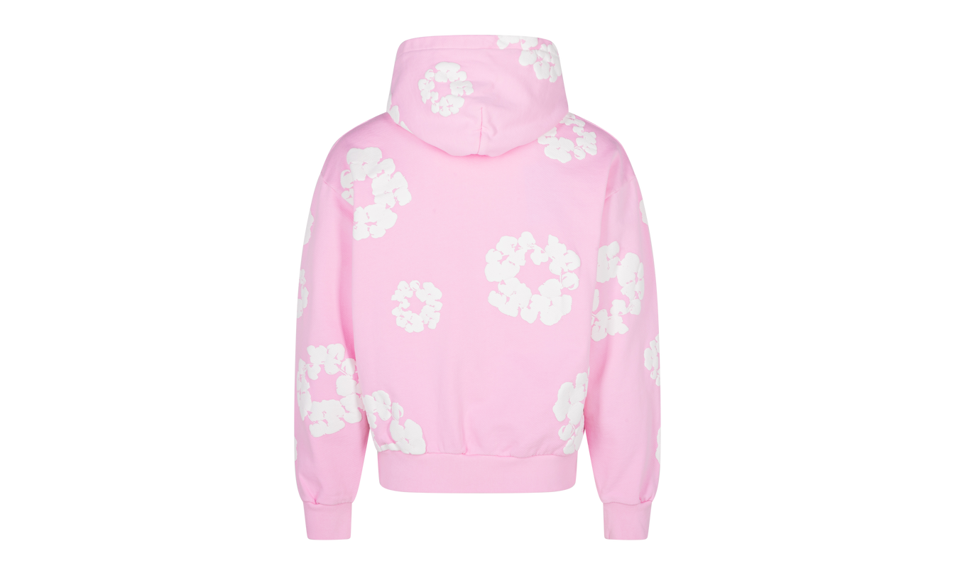 Das Baumwollkranz-Sweatshirt „Puderrosa“