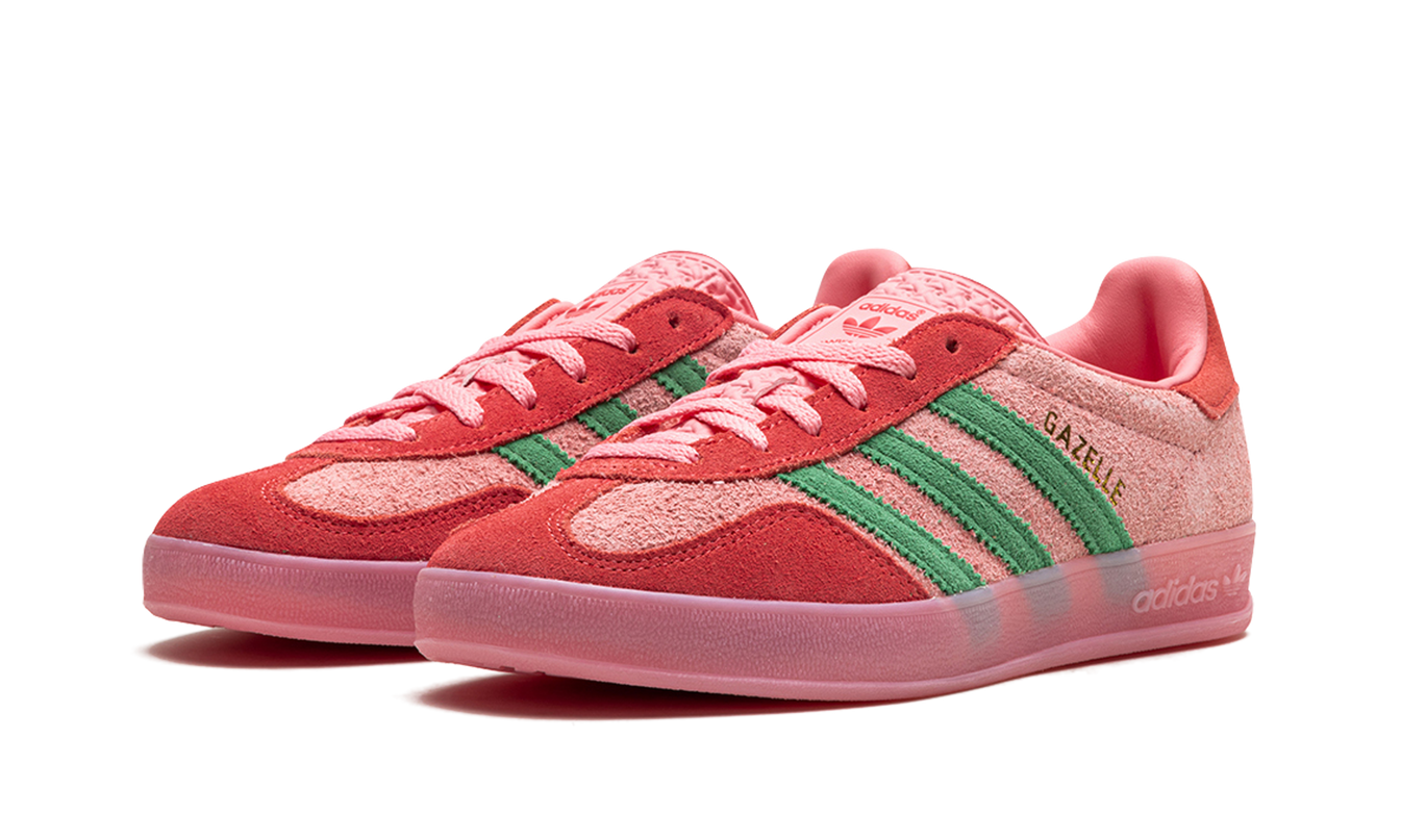 Adidas Gazelle Indoor WMNS "Semi Pink Spark Preloved Scarlet"