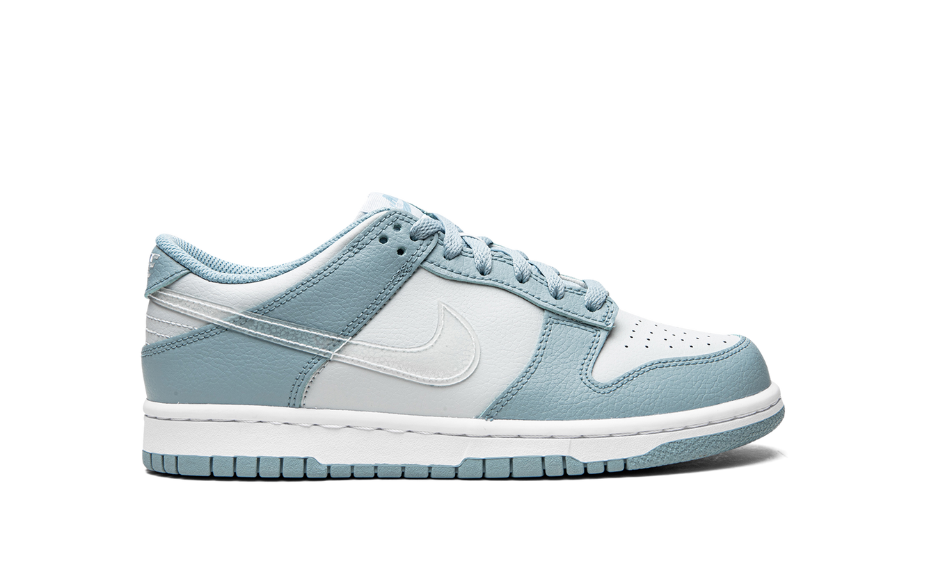 Nike Dunk Low GS "Clear Swoosh / Blue"