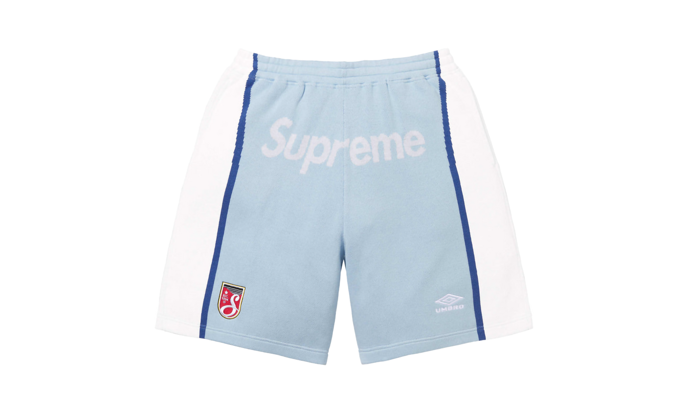Umbro® Strick-Fußballshorts „SS 25 – Hellblau“