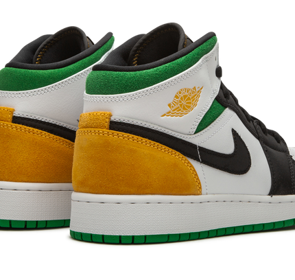 Air Jordan 1 Mid SE GS "Laser Orange / Lucky Green"