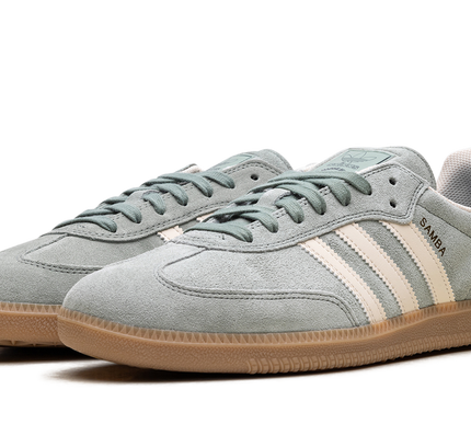 Adidas Samba "Silver Green Wonder White"