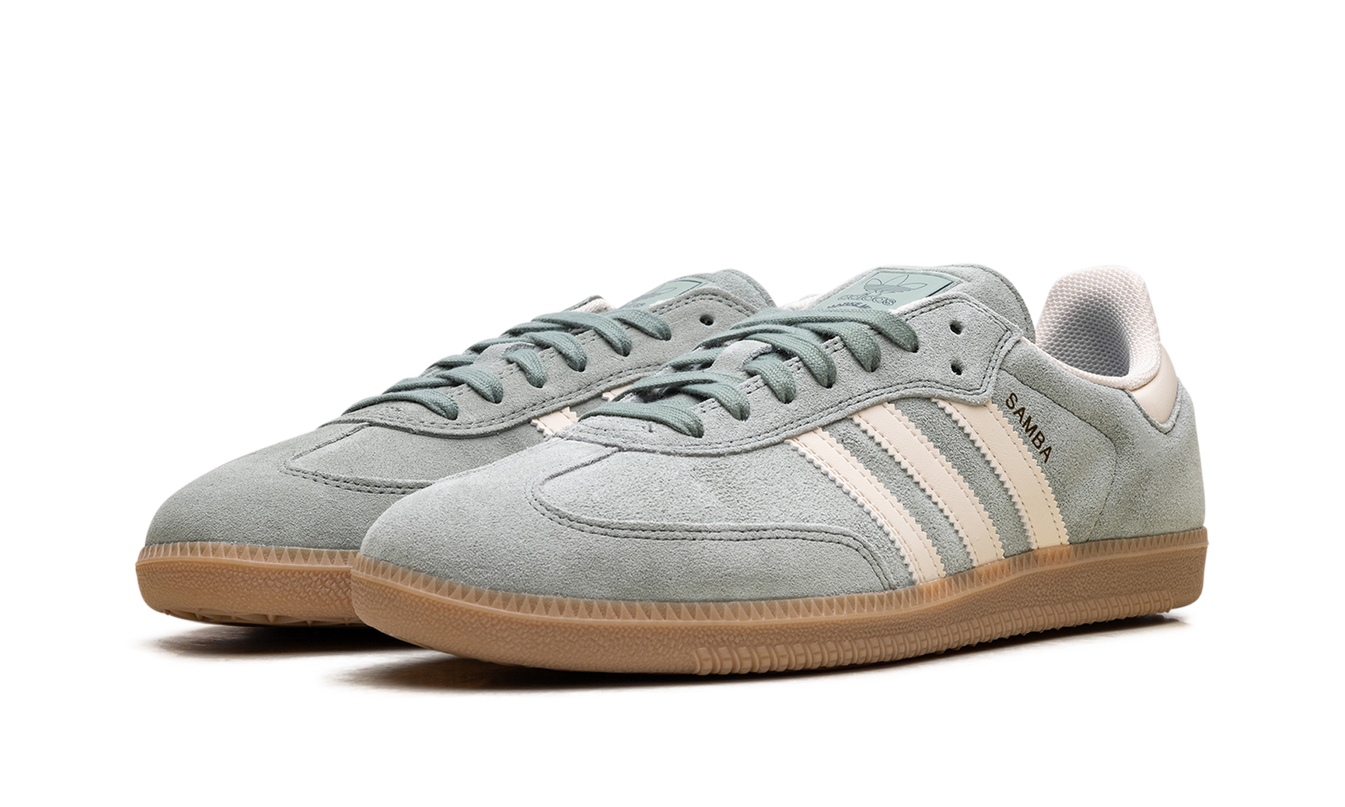 Adidas Samba "Silver Green Wonder White"