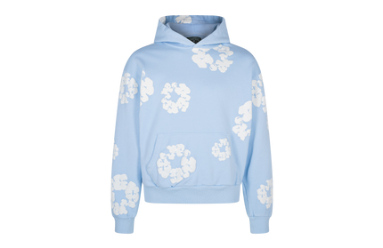 Das Baumwollkranz-Sweatshirt „Powder Blue“