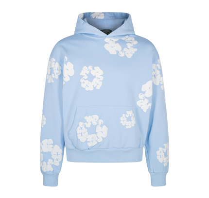 Das Baumwollkranz-Sweatshirt „Powder Blue“