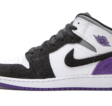 Air Jordan 1 Mid SE GS "Court Purple Suede"
