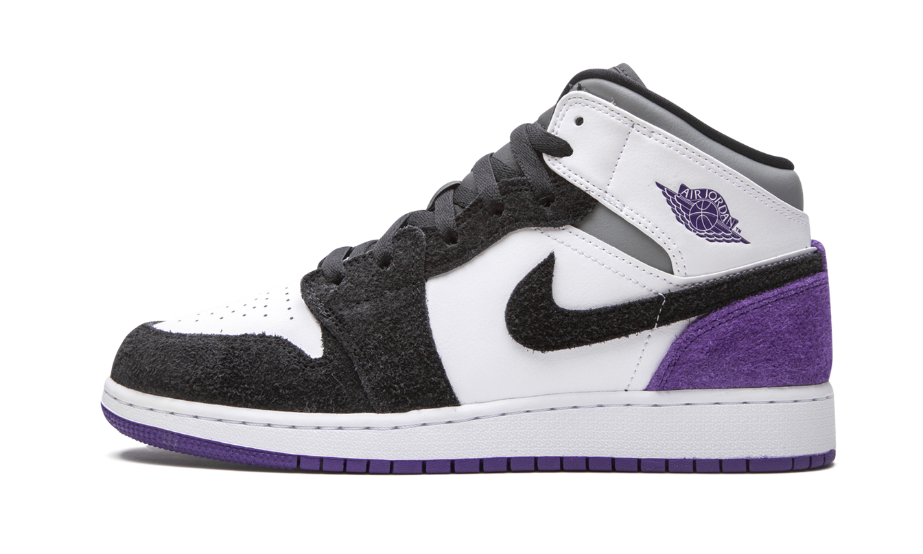 Air Jordan 1 Mid SE GS "Court Purple Suede"