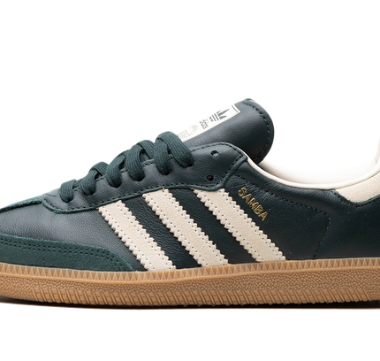Adidas Samba OG "Shadow Green Cream White Gold Metallic"