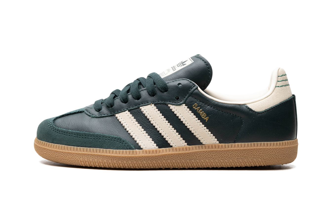 Adidas Samba OG "Shadow Green Cream White Gold Metallic"