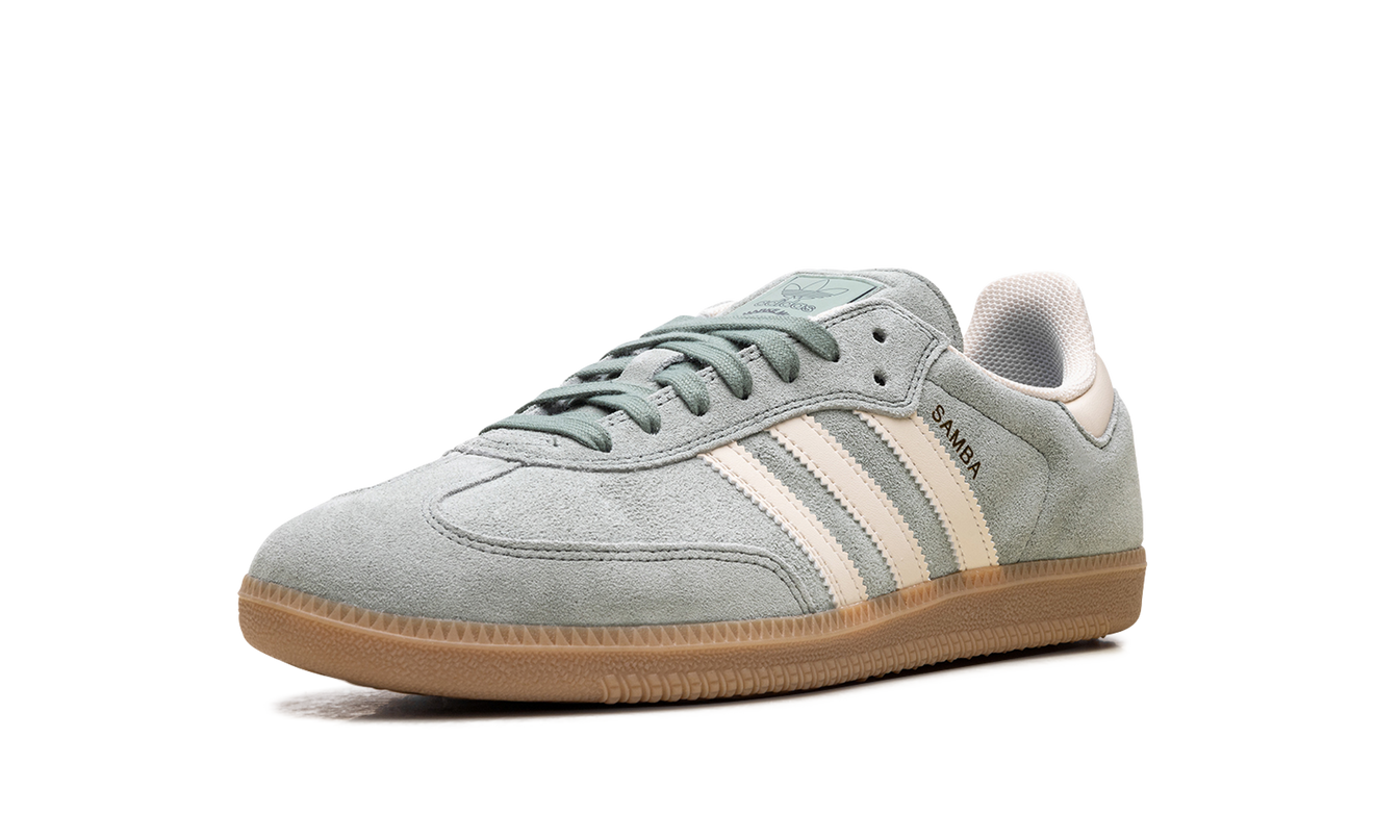 Adidas Samba "Silver Green Wonder White"