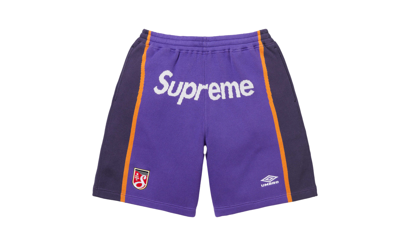 Supreme Umbro® Knit Soccer Short "SS 25 - Purple"