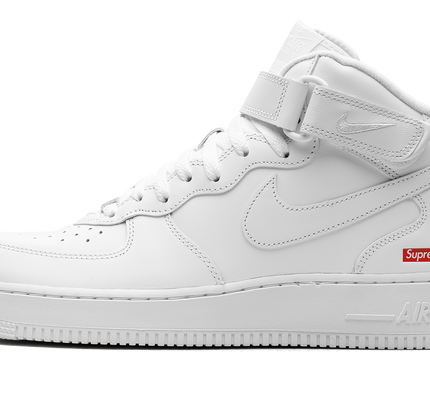 Nike Air Force 1 Mid "Supreme - Mini Box Logo White"