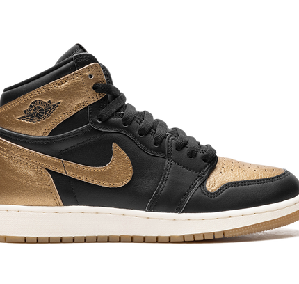 Air Jordan 1 GS "Black Metallic Gold"