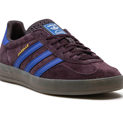 Adidas Gazelle Indoor "SHADOW MAROON SEMI LUCID BLUE"