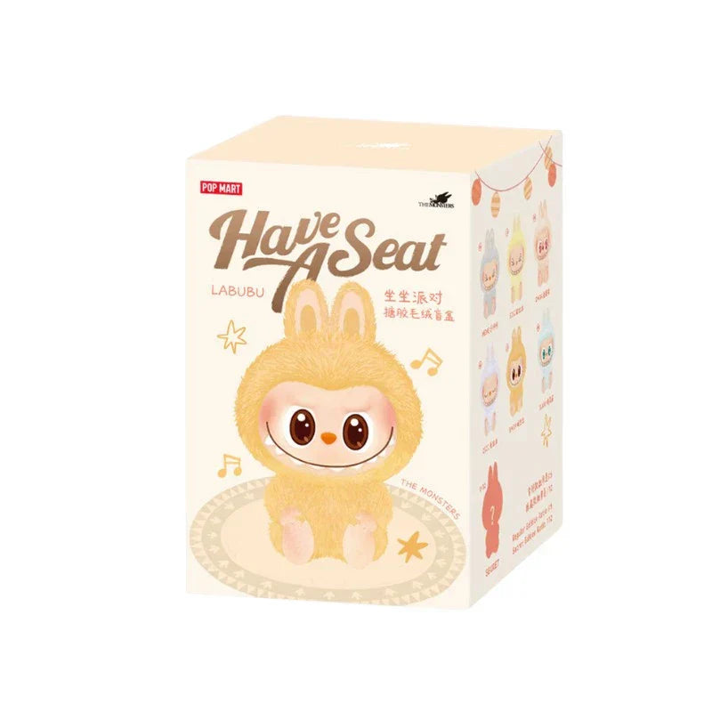 Pop Mart THE MONSTERS Labubu  Have a Seat Vinyl Plush Blind Box