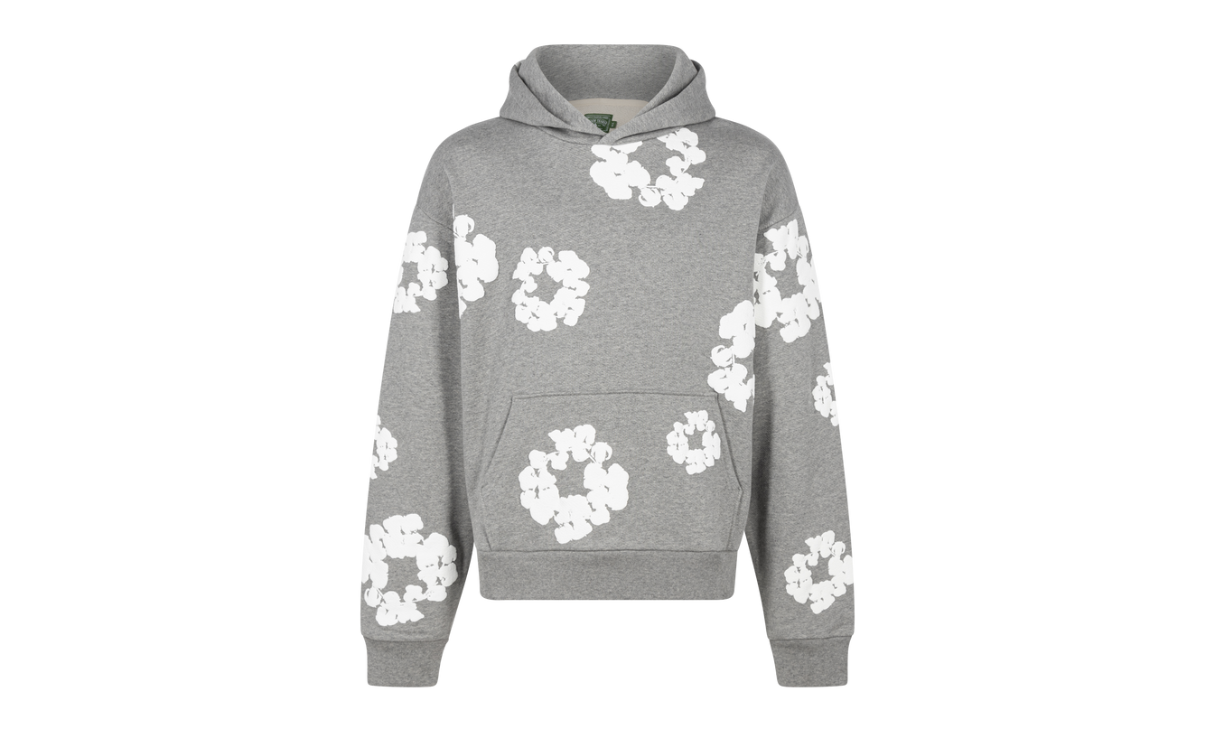 Das Baumwollkranz-Sweatshirt „Grau“