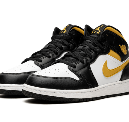 Air Jordan 1 Mid GS "Pollen / Black / White"
