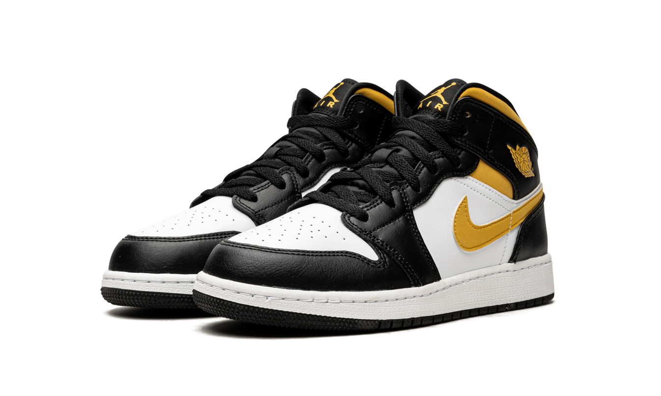 Air Jordan 1 Mid GS "Pollen / Black / White"