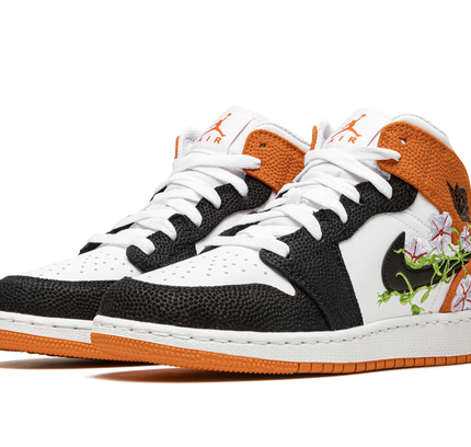 Air Jordan 1 Mid GS "Basketball Blossom"