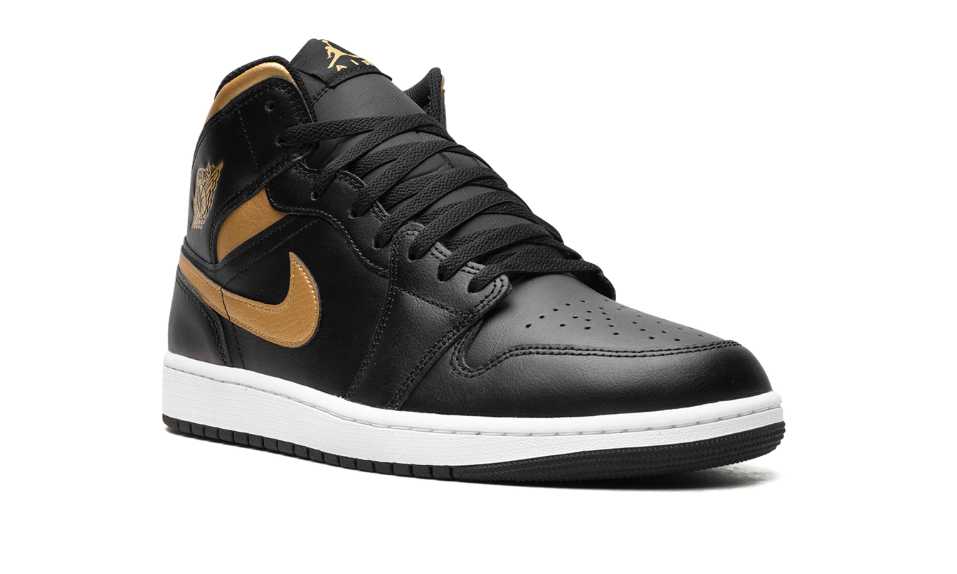 Air Jordan 1 Mid "Black Gold"