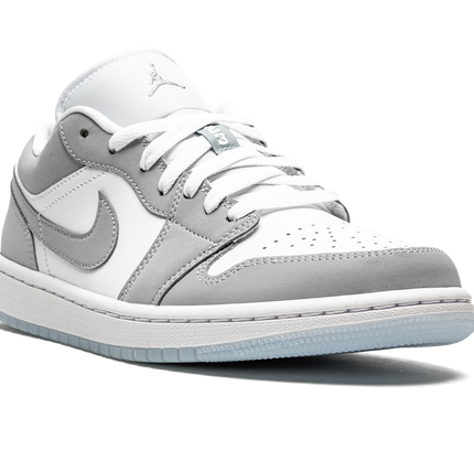 Air Jordan 1 LOW WMNS "White / Wolf Grey"