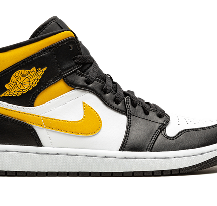 Air Jordan 1 Mid "White / Pollen / Black"