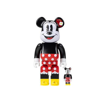 Disney Minnie Mouse Bearbrick "100% and 400%"