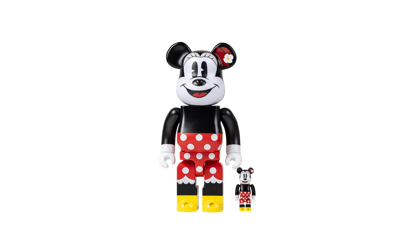 Disney Minnie Mouse Bearbrick "100% and 400%"