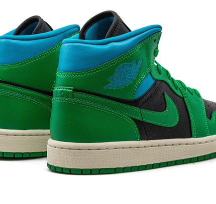 Air Jordan 1 MID WMNS "Lucky Green Aquatone"