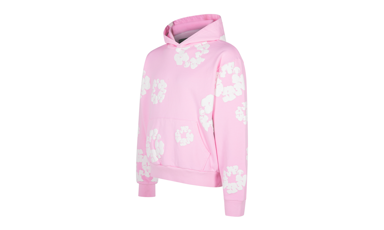 Das Baumwollkranz-Sweatshirt „Puderrosa“