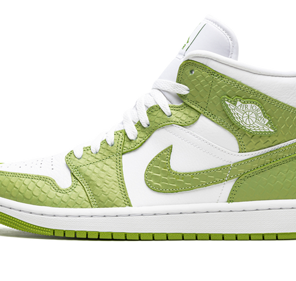 Air Jordan 1 MID SE WMNS "Green Python"